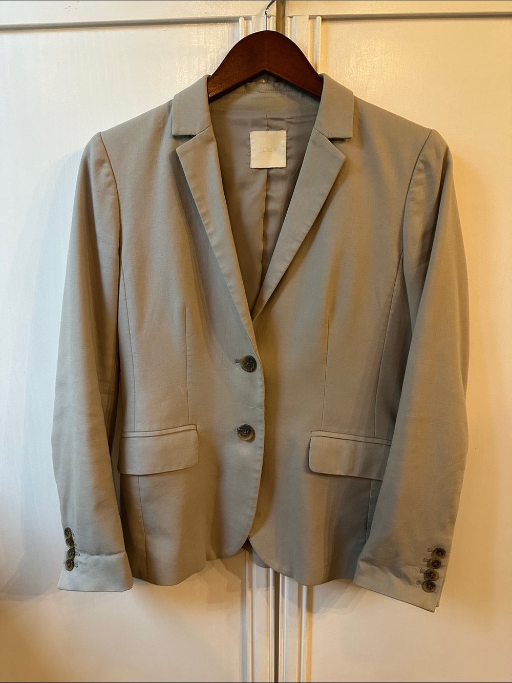 Classic Women's Light Tan Blazer - Neutral Tailored Jacket